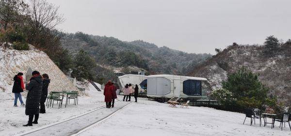 武漢下雪