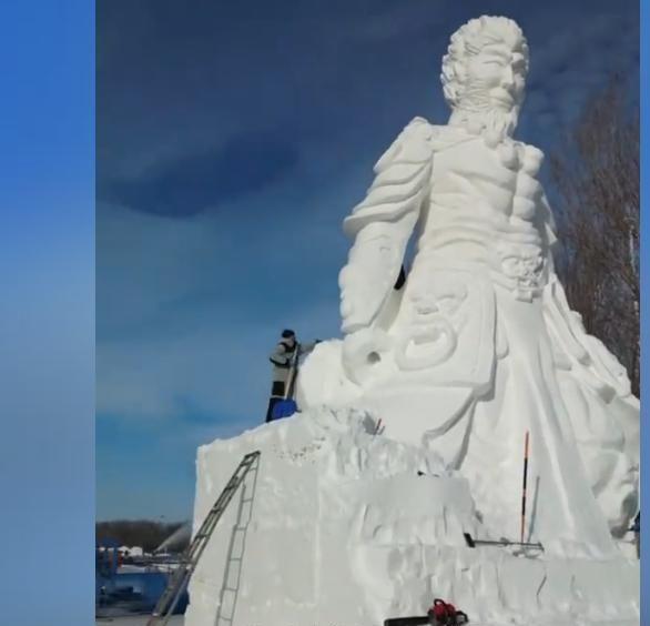 雪雕師回應黑悟空雪雕被嘲憨厚